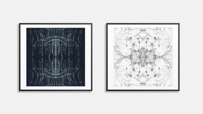 Lost in attraction / abstraction (two iteration on frame)