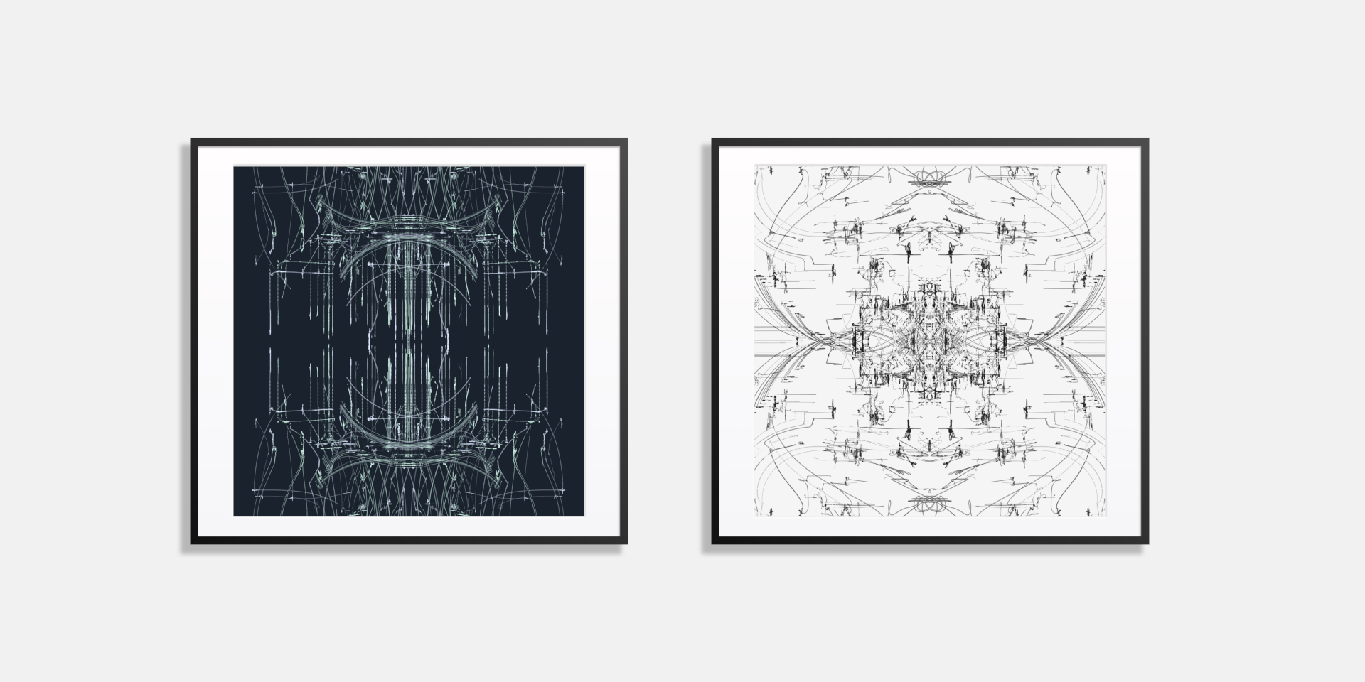 Lost in attraction / abstraction (two iteration on frame)