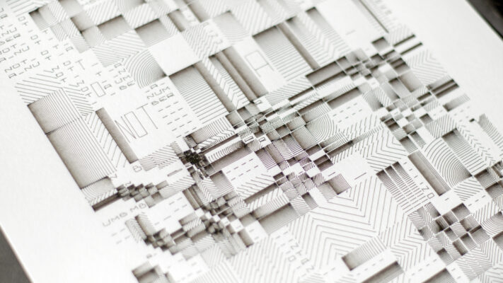 Grid rules - A3 plotter drawing series